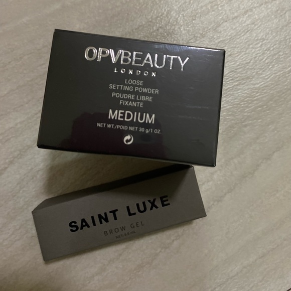 Other - •OPVBEAUTY Loose Setting Powder Medium • Saint Luxe Brow Gel